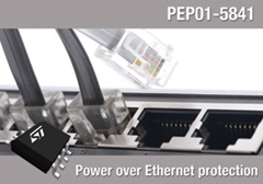 PEP01-5841:ST以太網(wǎng)供電設備用集成保護電路器件