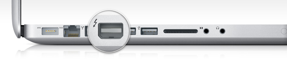 Thunderbolt現(xiàn)配備于全新 MacBook Air、MacBook Pro、iMac 和 Mac mini 之上