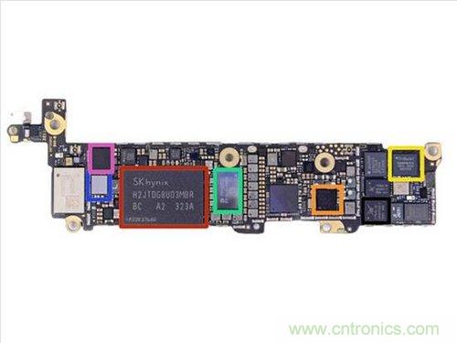 土豪金iPhone 5S拆解：內(nèi)部結(jié)構(gòu)升級，維修難度增加