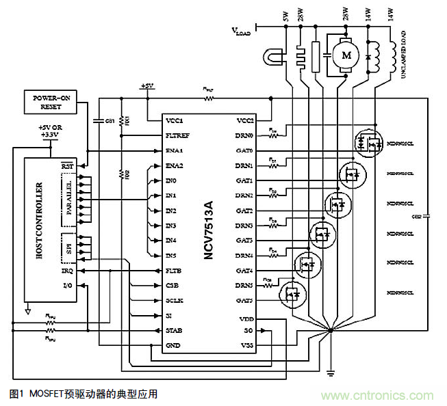 工程師分享:新型預(yù)驅(qū)動器和MOSFET控制功率負載的解決方案