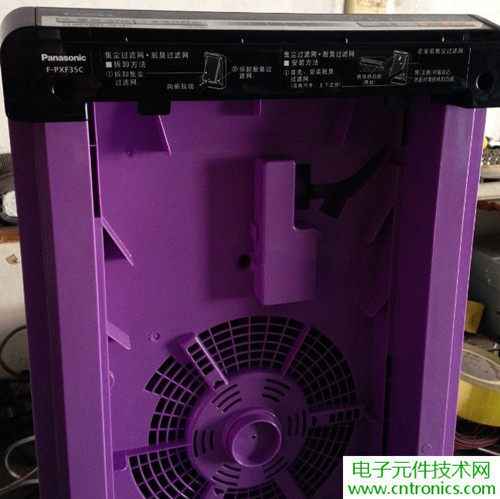 PM2.5殺手！松下納米水離子空氣凈化器拆解