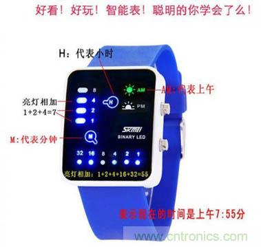 低調(diào)有內(nèi)涵！別人看不懂的LED電子表DIY