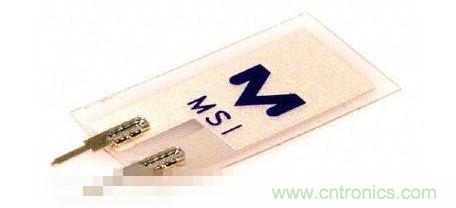 Measurement Specialties 的 MSP1006 壓電晶體。