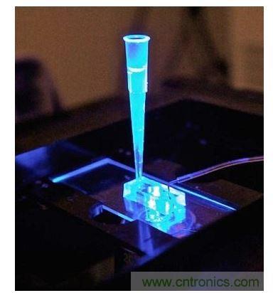 加州柏克萊大學(xué)所開發(fā)的“心臟單芯片”用以放置從成人干細胞產(chǎn)出的人類心臟組織，該系統(tǒng)有一天可望替代實驗動物應(yīng)用于藥物安全篩檢