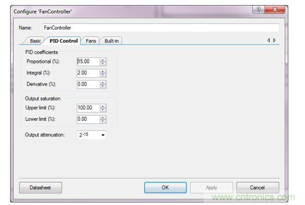 用于PSoC 3、PSoC 4與PSoC 5設(shè)計(jì)的PSoC Creator風(fēng)扇控制器設(shè)計(jì)向?qū)? width=