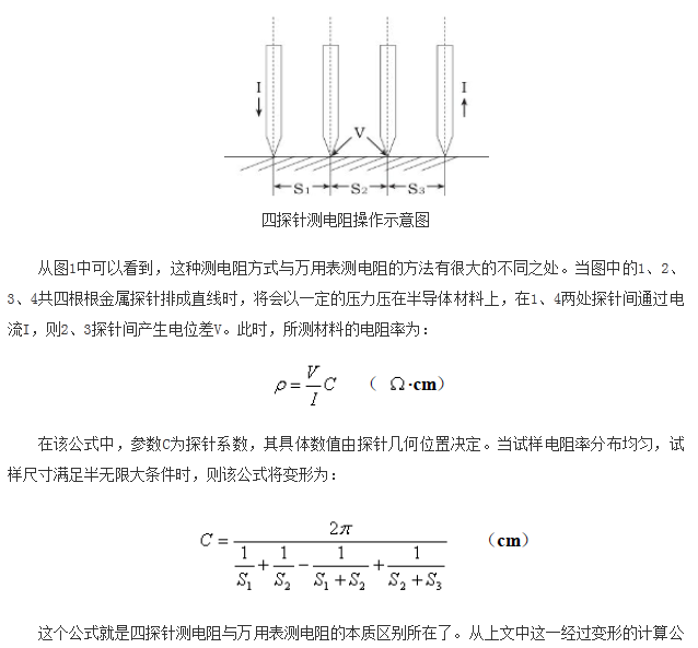 如何區(qū)分萬用表測電阻和四探針測電阻？