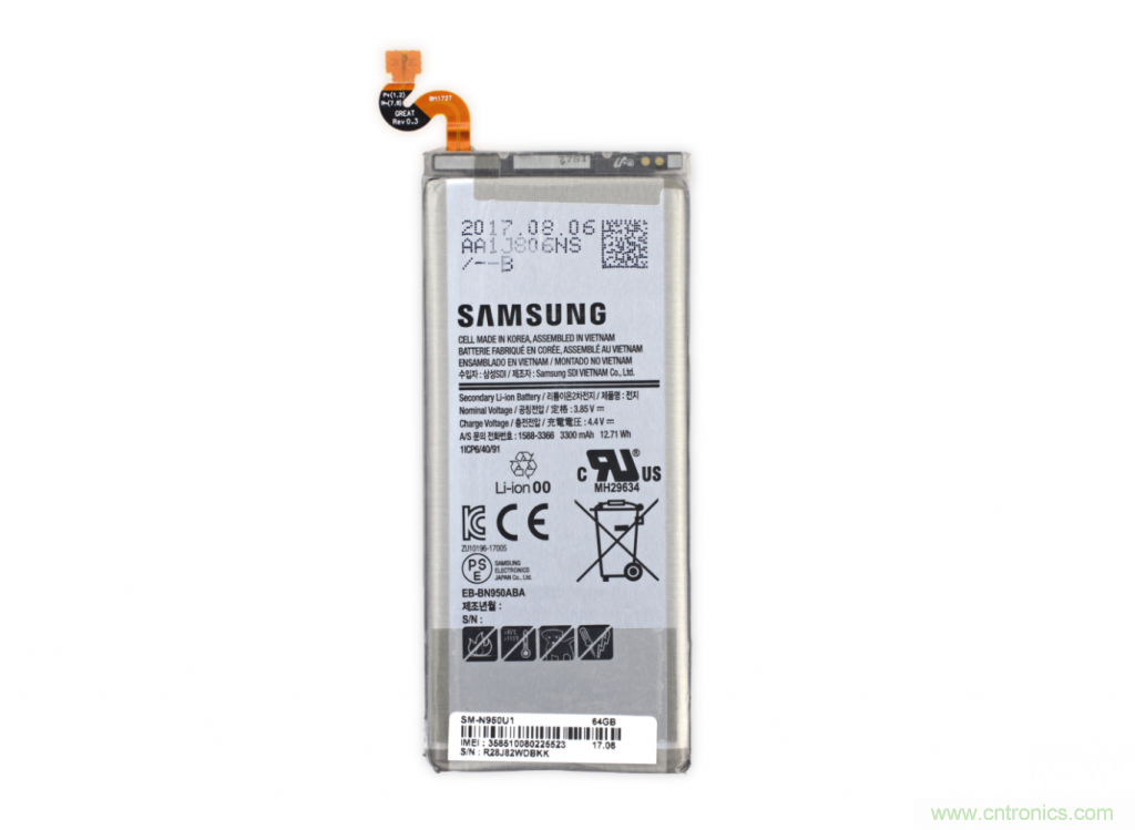三星Note 8拆解，模塊化+分離式設(shè)計(jì)成趨勢(shì)？