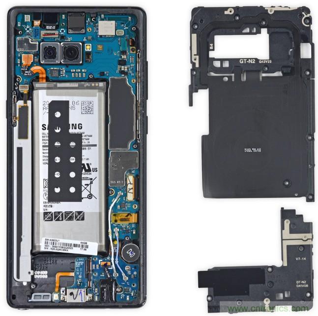 三星Note 8拆解，模塊化+分離式設(shè)計(jì)成趨勢(shì)？