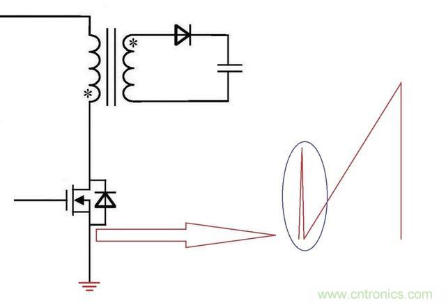 反激電源高壓MOS管電流尖峰怎么產(chǎn)生的？如何減小電流尖峰？