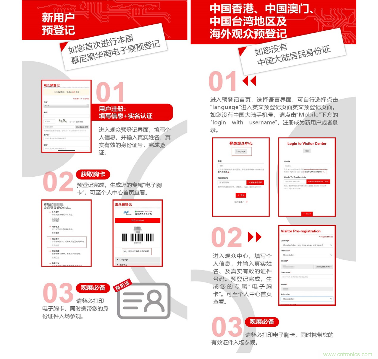 2020慕尼黑華南電子展觀眾預(yù)登記通道開啟！