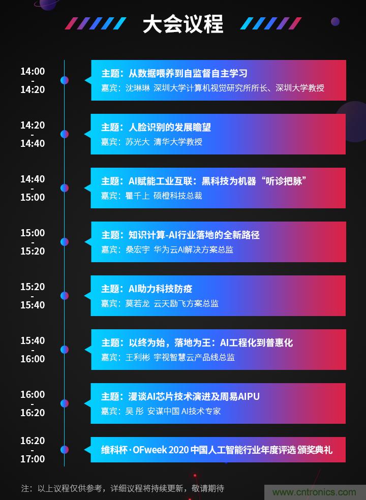 深圳喊你來(lái)參加“OFweek 2020（第五屆）人工智能技術(shù)創(chuàng)新論壇”啦！