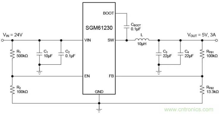 圣邦微電子同步降壓轉換器SGM61230，為抗擊極限過載而生