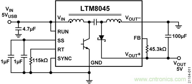 USB供電、915MHz ISM無線電頻段、具有過溫管理功能的1W功率放大器