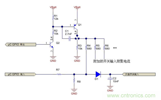 多開關(guān)檢測(cè)接口：為實(shí)現(xiàn)更小型、更高效設(shè)計(jì)集成化功能