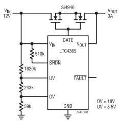 為敏感電路提供過壓及電源反接保護！