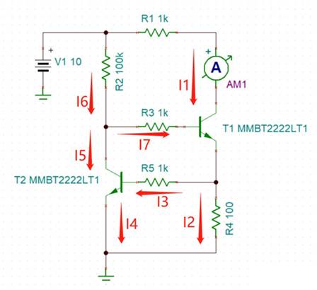 2個NPN三極管組成的恒流電路，如何工作？