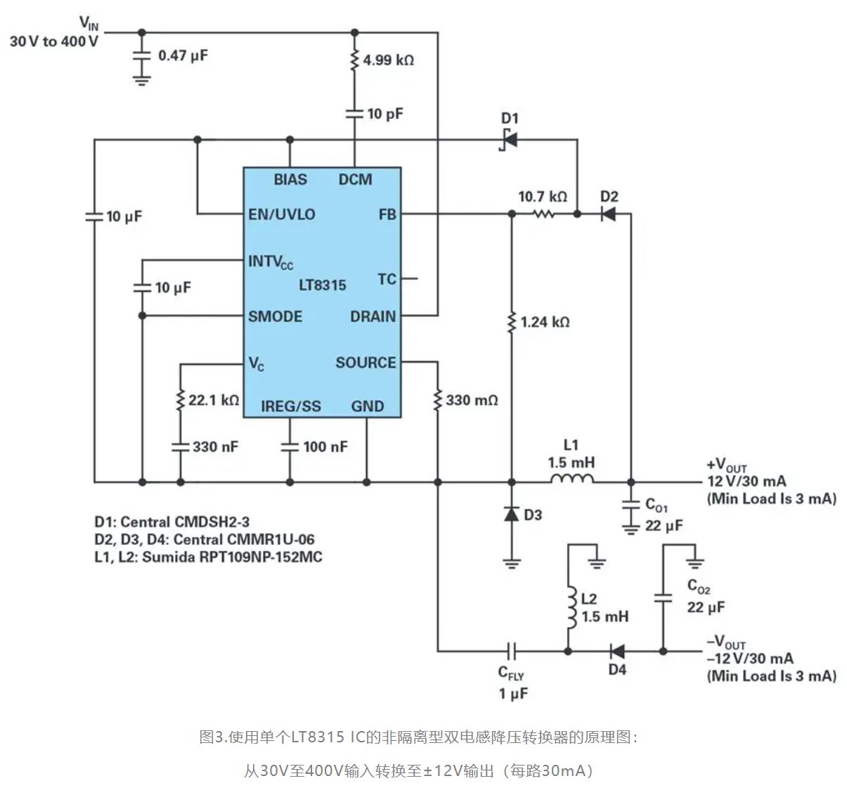 單個IC也能構(gòu)建緊湊、高效的雙極性穩(wěn)壓器