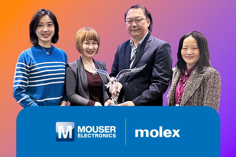 七連冠！貿(mào)澤電子蟬聯(lián)Molex亞太區(qū)年度電子目錄代理商大獎(jiǎng)
