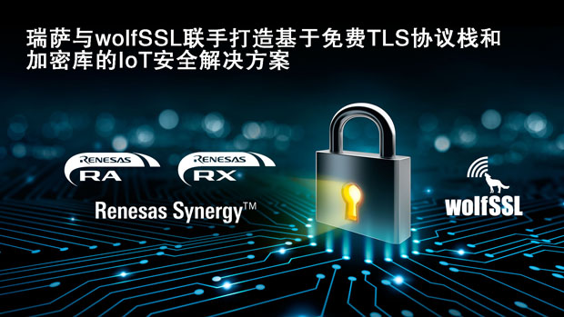 瑞薩電子與wolfSSL聯(lián)手打造基于嵌入式TLS協(xié)議棧的即用型物聯(lián)網安全解決方案